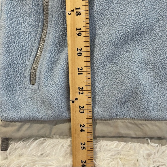 The North Face Womens Denali Jacket Medium Blue Gray Full Zip Fleece Pockets - Picture 7 of 7